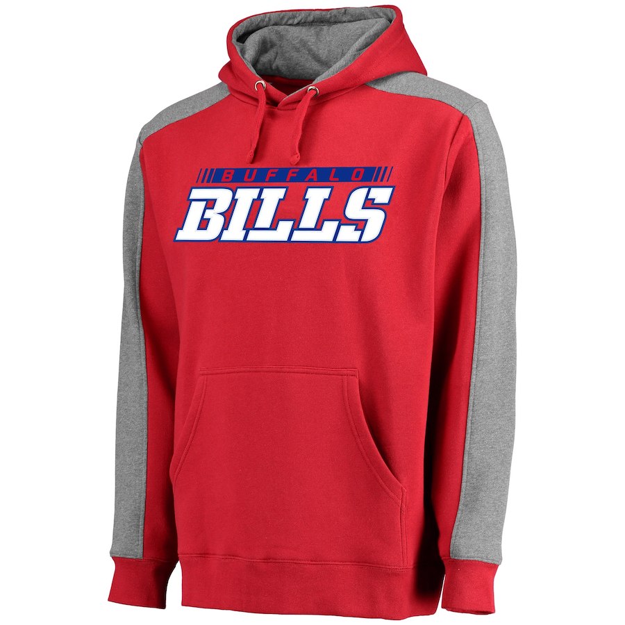 Buffalo Bills NFL Pro Line Westview Pullover Hoodie - Red