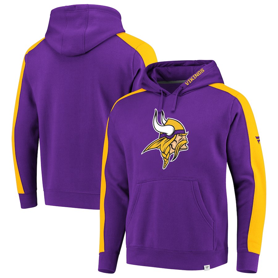 Minnesota Vikings NFL Pro Line by Fanatics Branded Iconic Pullover Hoodie  PurpleGold