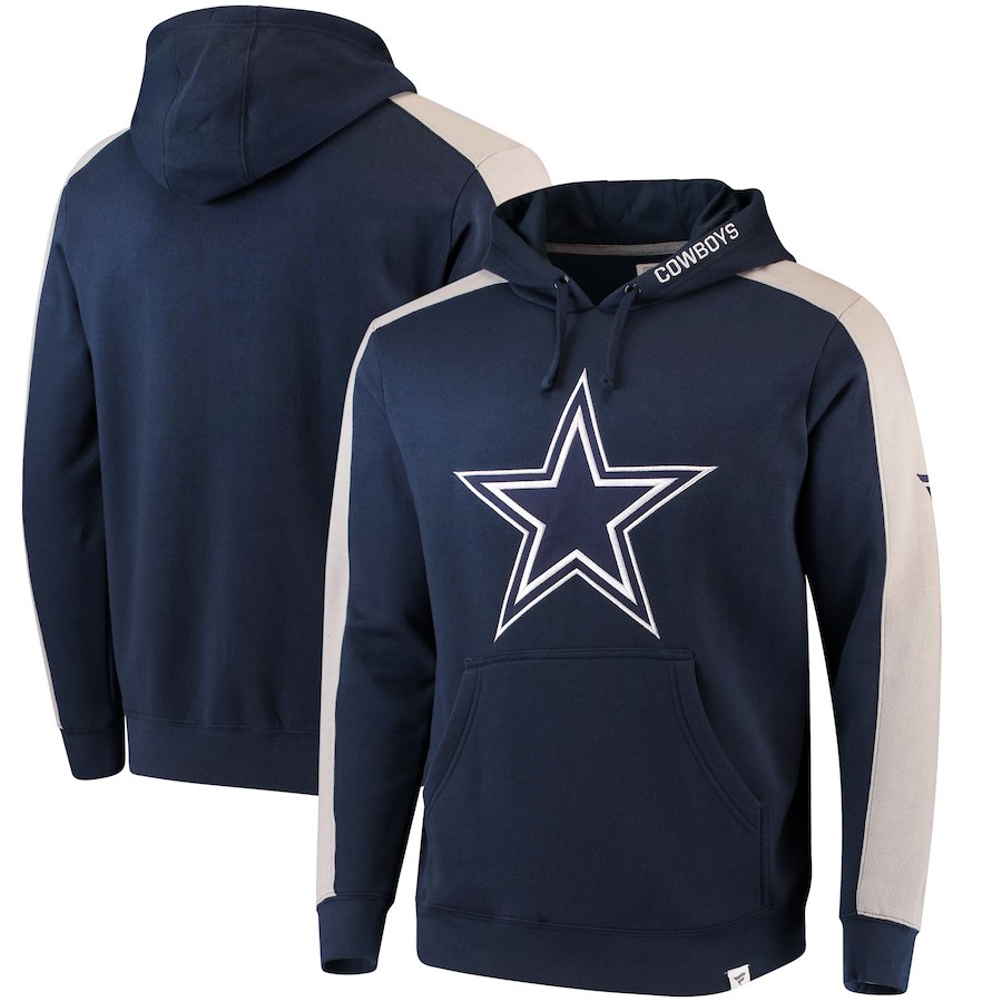 Dallas Cowboys NFL Pro Line by Fanatics Branded Iconic Pullover Hoodie  NavyHeath