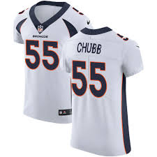 NFL Denver Broncos #55 Chubb White Vapor Limited Jersey.jpeg