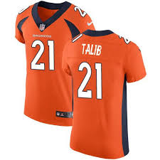 NFL Denver Broncos #21 Talib Orange Vapor Limited Jersey.jpeg