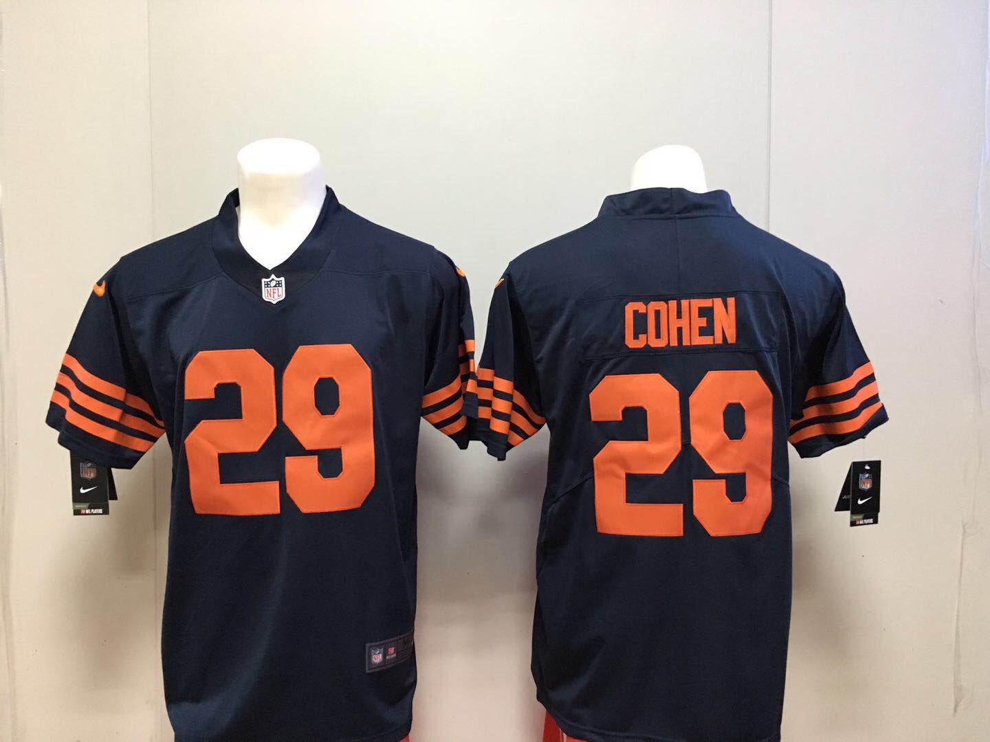 NFL Chicago Bears #29 Cohen Blue Vapor Limited Jersey