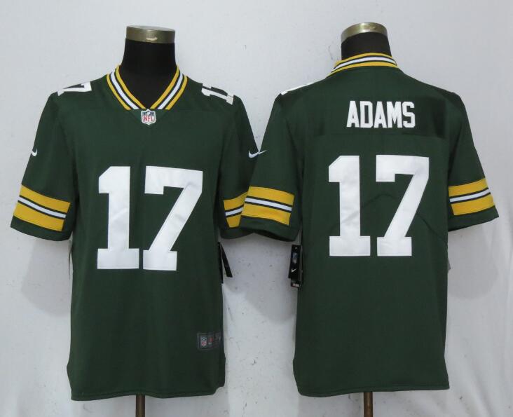Nike Green Bay Packers #17 Adams Green Vapor Limited Jersey