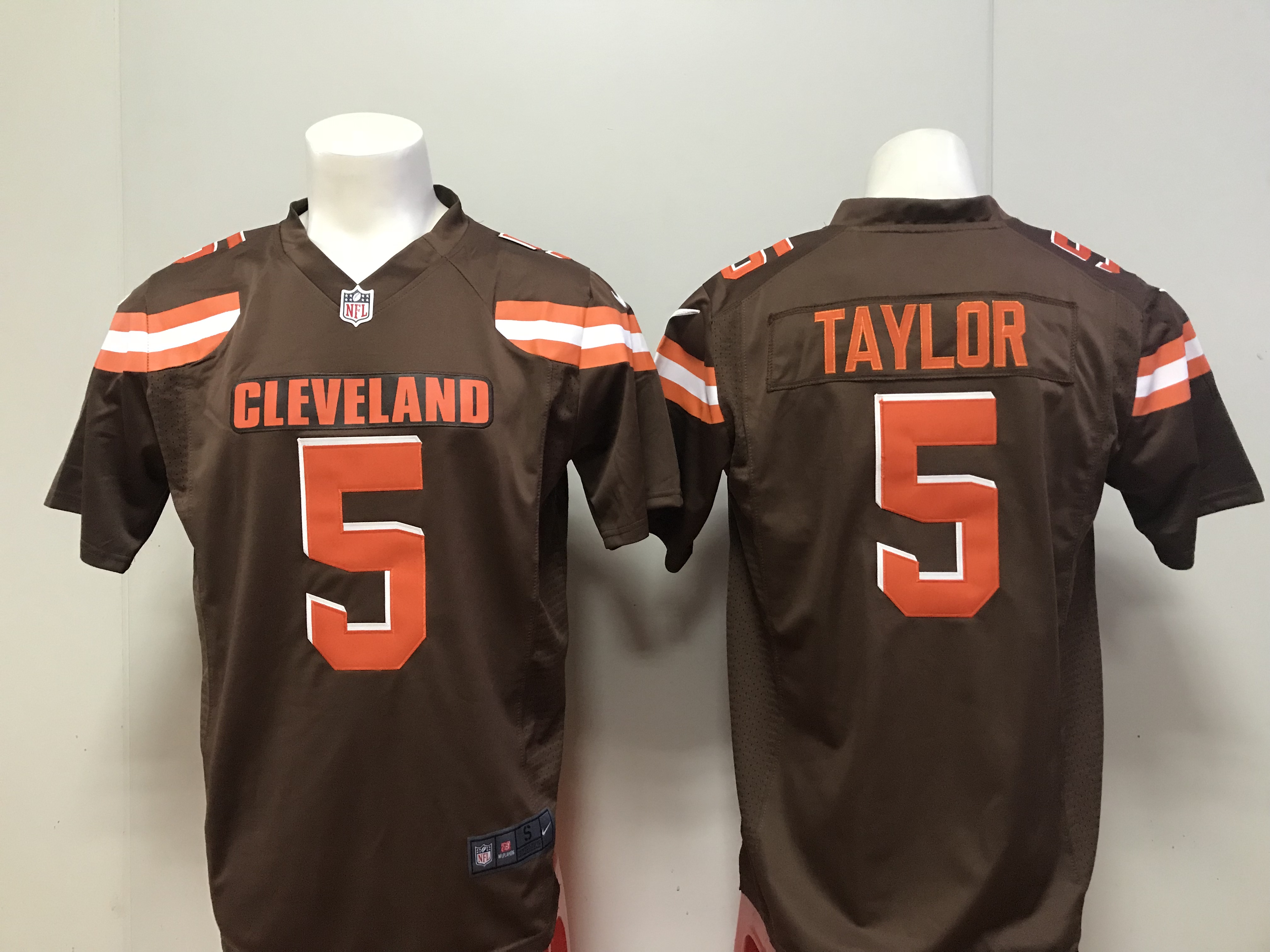 NFL Cleveland Browns #5 Taylor Brown Vapor Limited Jersey
