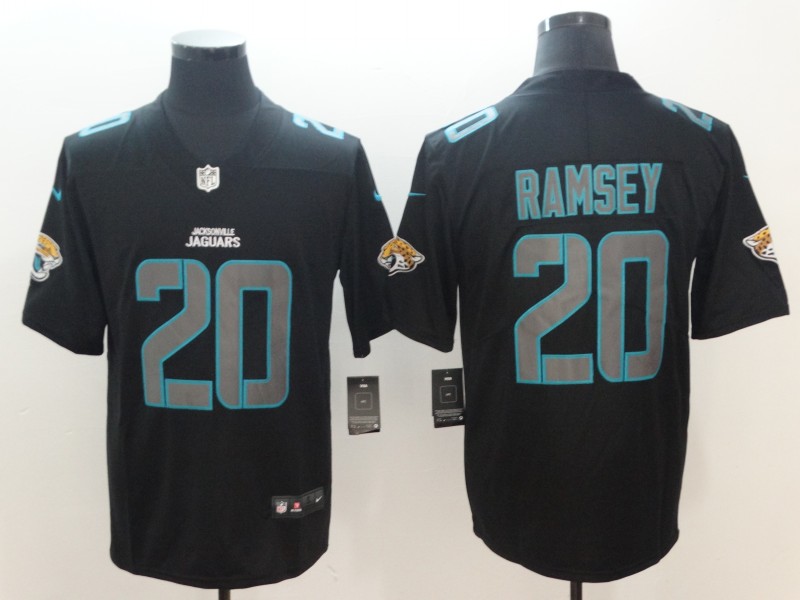 NFL Jacksonville Jaguars #20 Ramsey Legand  Limited Black Jersey