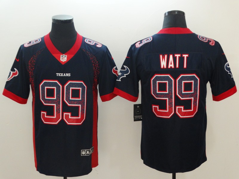 NFL Houston Texans #99 Watt Drift Fashion Limited Jersey