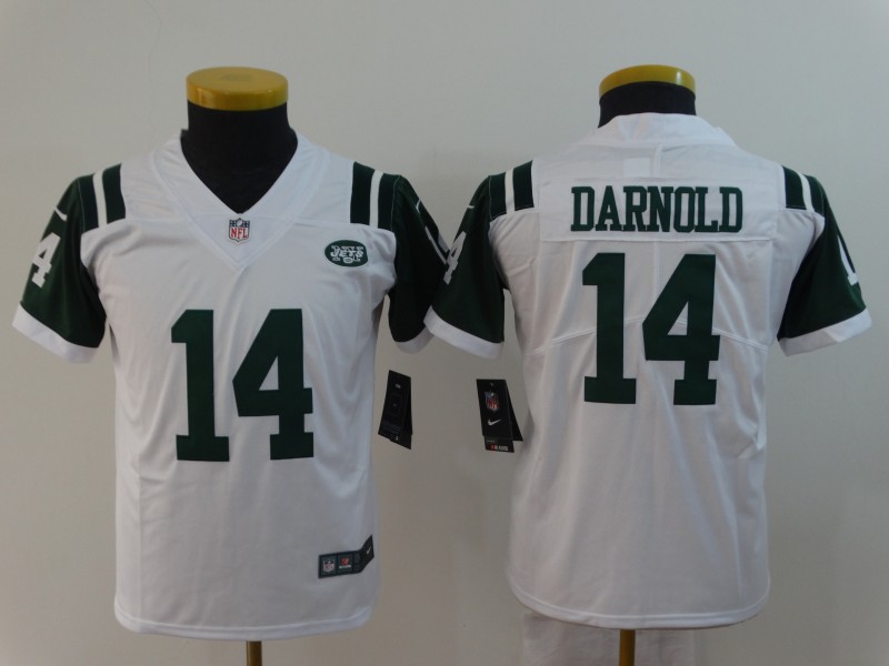 Kids NFL New York Jets #14 Darnold Vapor Limited Jersey