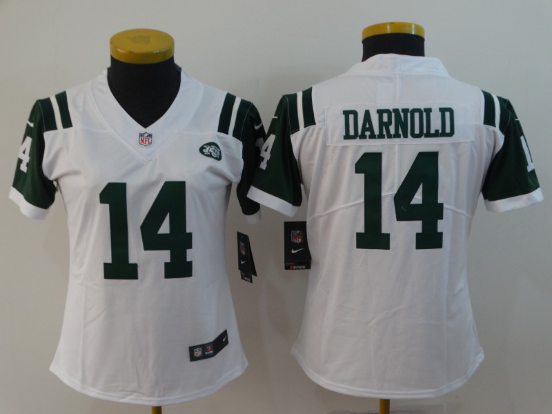 Womens NFL New York Jets #14 Darnold Vapor Limited Jersey