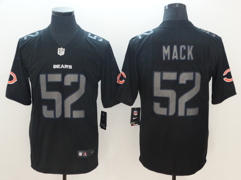 NFL Chicago Bears #52 Mack Light Out Color Rush Limited Jersey