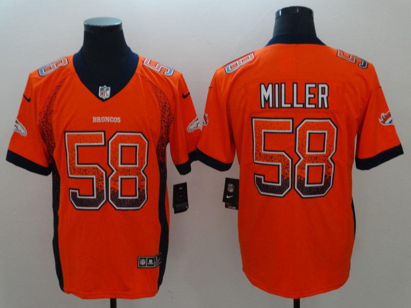 NFL Denver Broncos #58 Miller Drift Fashion Limited Jersey