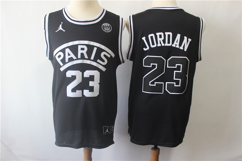 NBA Pairs #23 Jordan Black Jersey