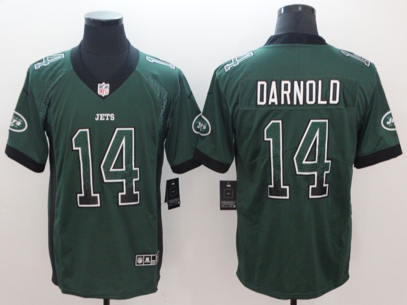 NFL New York Jets #14 Darnold Drift Fashion Limited Jersey