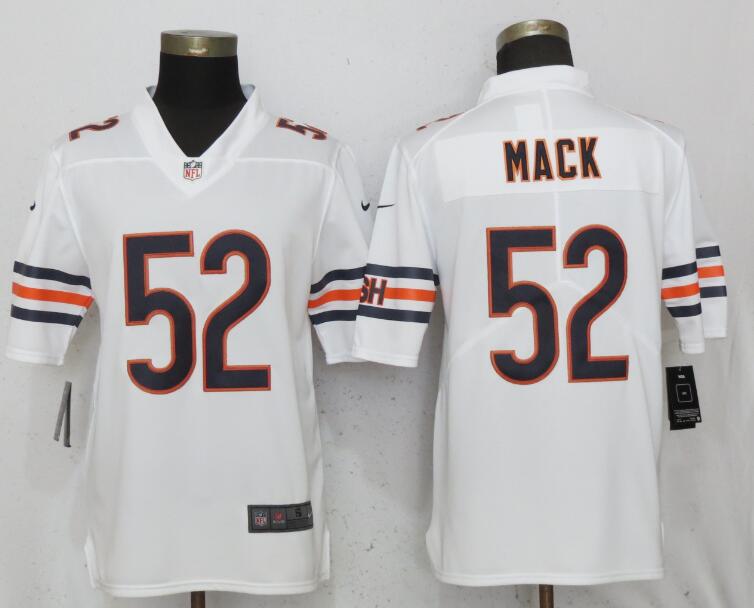 New Nike Chicago Bears 52 Mack White 2017 Vapor Untouchable Limited Player