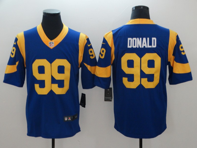 NFL Los Angeles Rams #99 Donald Blue Vapor Limited Jersey