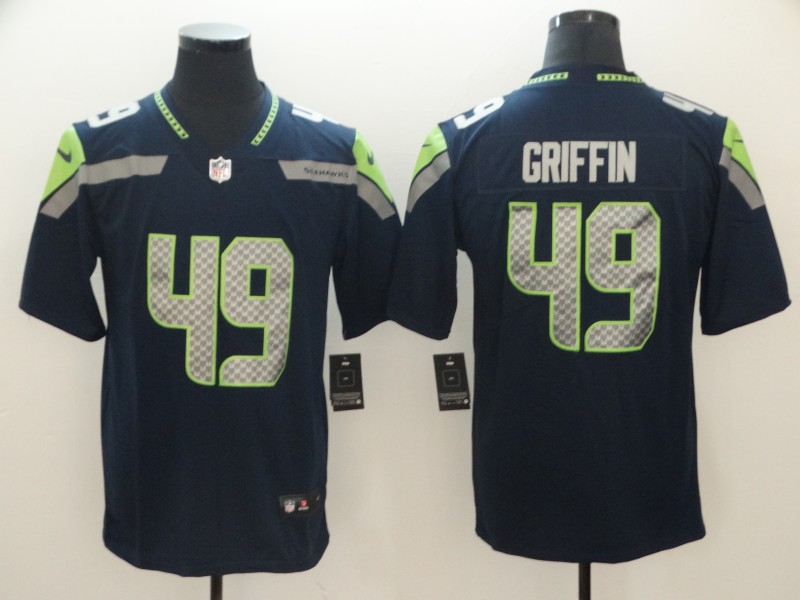 NFL Seattle Seahawks #49 Griffin Blue Limited Jersey