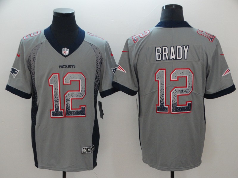 NFL New England Patriots #12 Brady Drift Fashion Limited Jersey