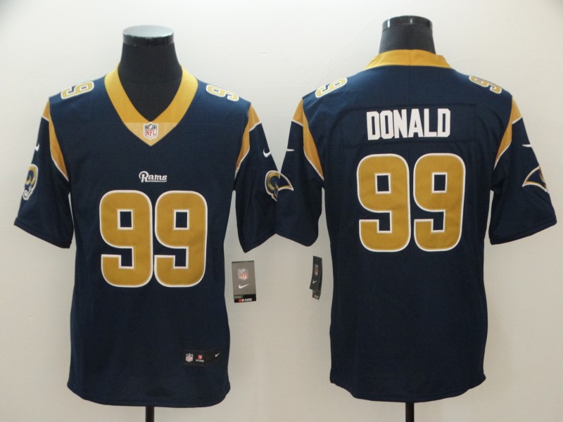 NFL Los Angeles Rams #99 Donald Blue Limited Jersey