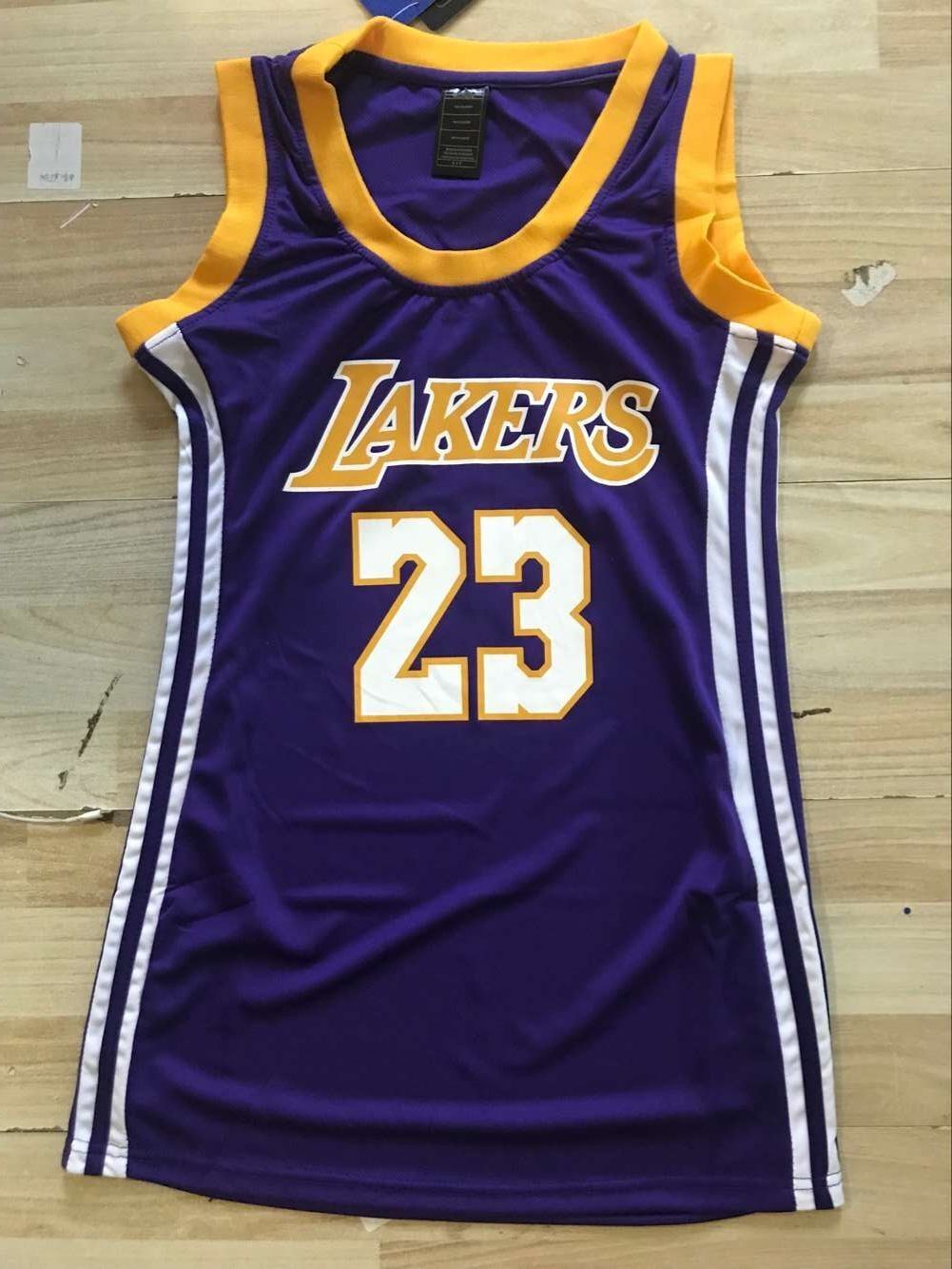 Womens NBA Los Angeles Lakers #23 James Purple Jersey
