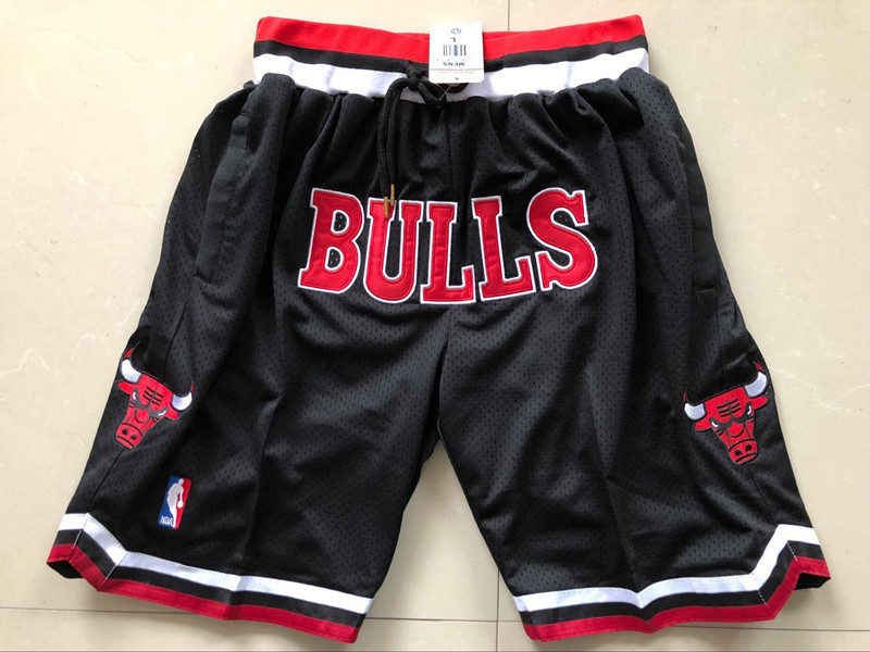 NBA Chicago Bulls Black Shorts