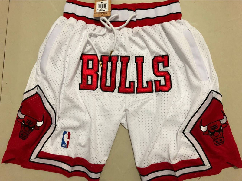 NBA Chicago Bulls White Shorts