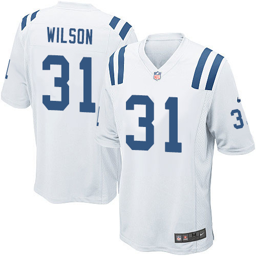 NFL Indianapolis Colts #31 Wilson White Vapor Limited Jersey