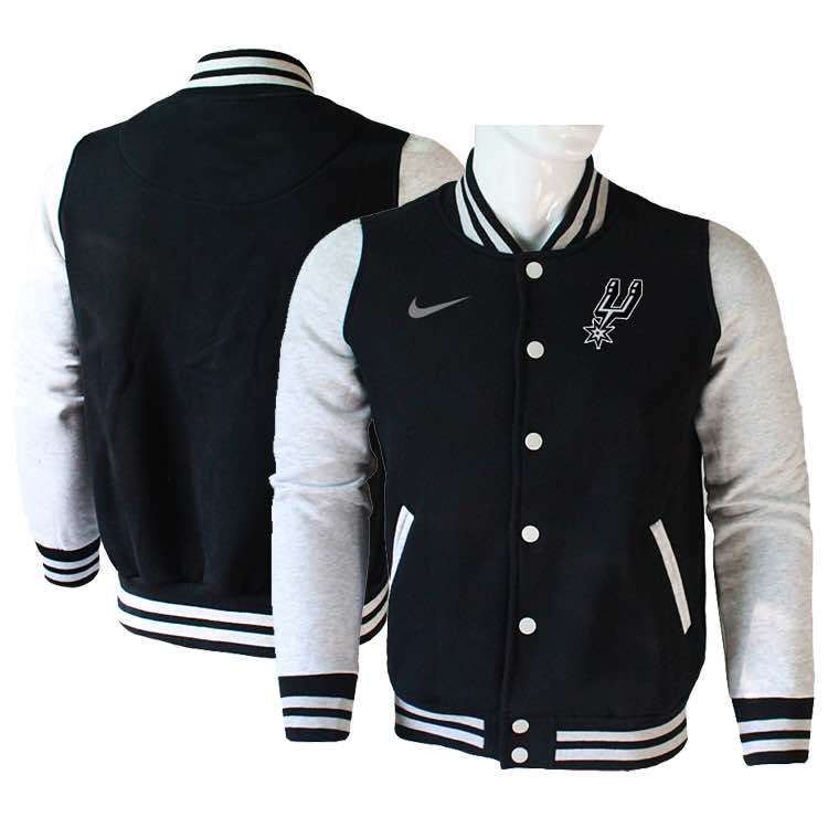 NBA San Antonio Spurs Black Jacket