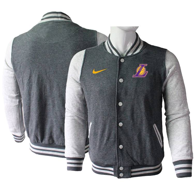 NBA Los Angeles Lakers Grey Jacket