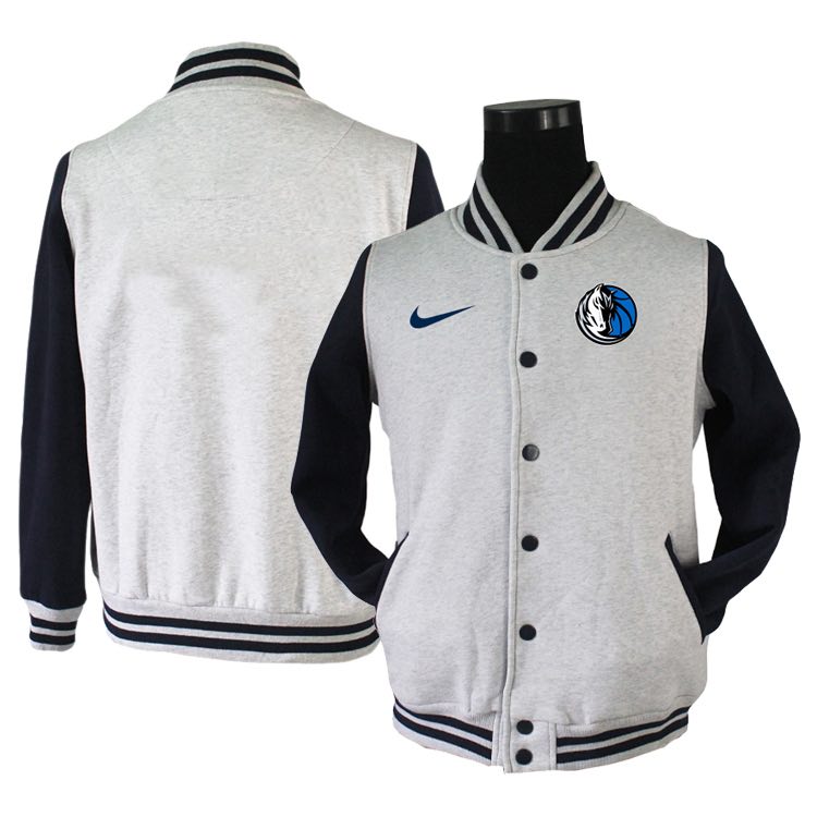 NBA Dallas Mavericks Grey Jacket