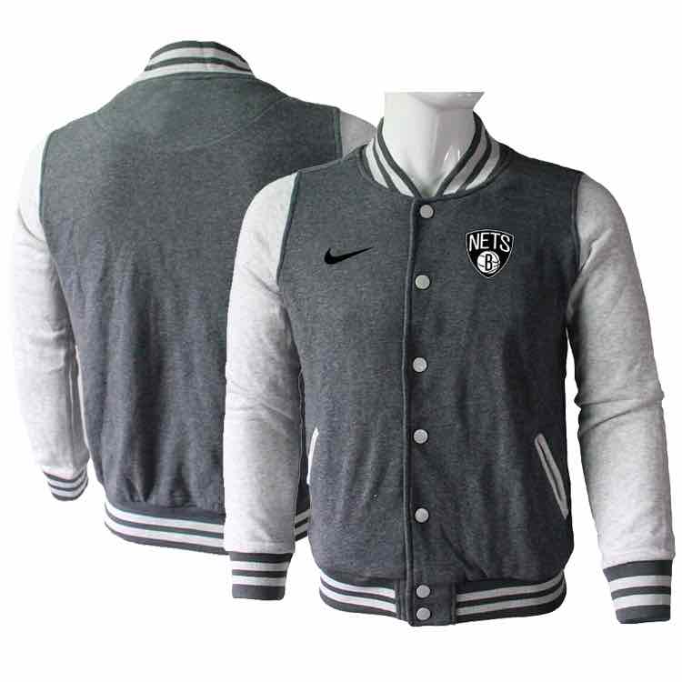 NBA Brooklyn Nets Grey Jacket