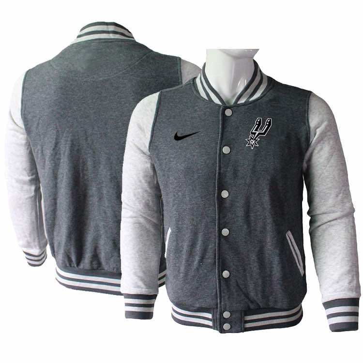NBA San Antonio Spurs Grey Jacket