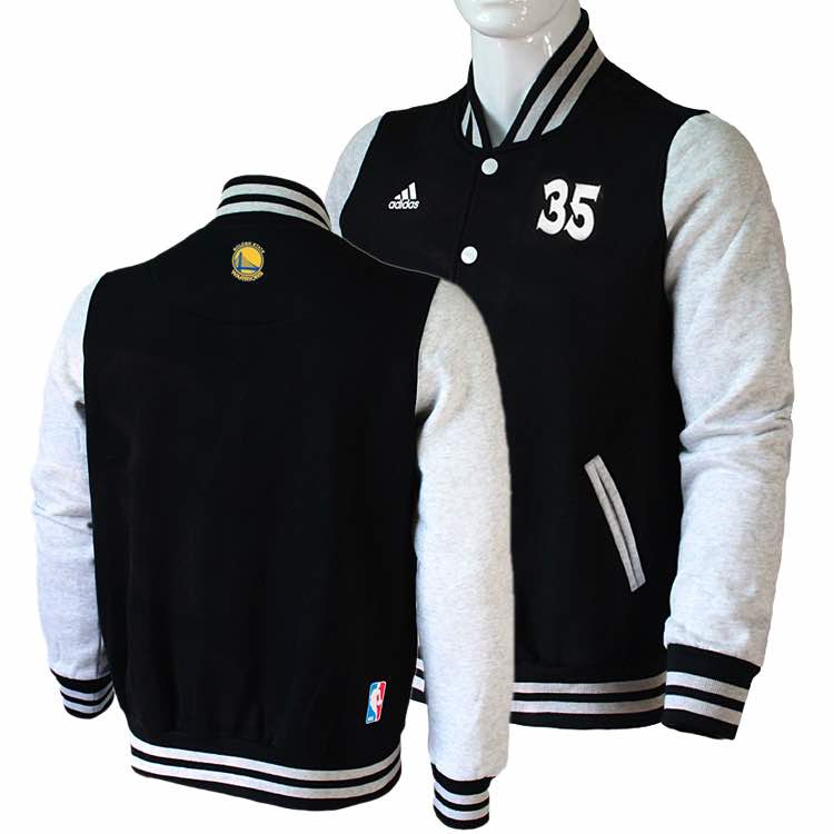 NBA Golden State Warriors #35 Durant Black Jacket
