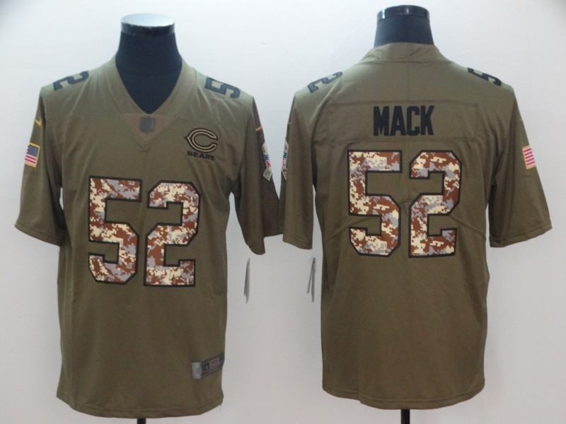 NFL Chicago Bears #52 Mack Camo Salute To Service Limited Jersey