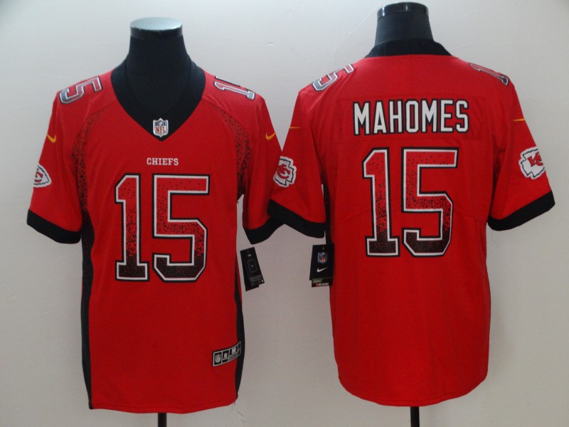 NFL Kansas City Chiefs #15 Mahomes II Drift Fashion Limited Jersey
