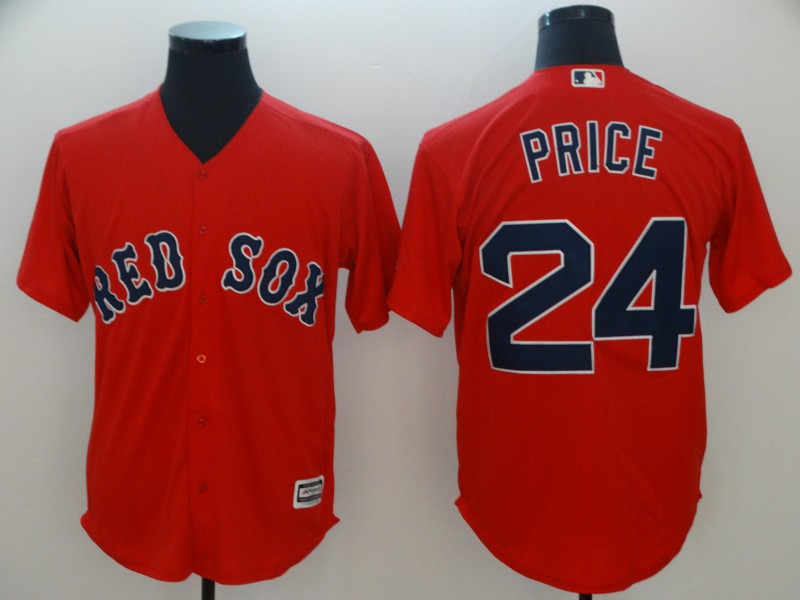MLB Boston Red Sox #24 Price Red Game Jersey
