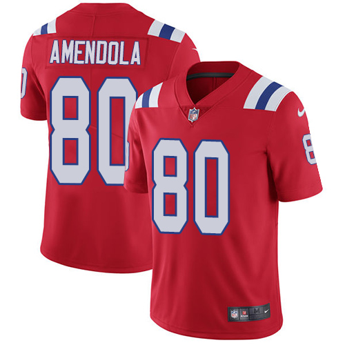 NFL New England Patriots #80 Amendola Red Vapor Limited Jersey
