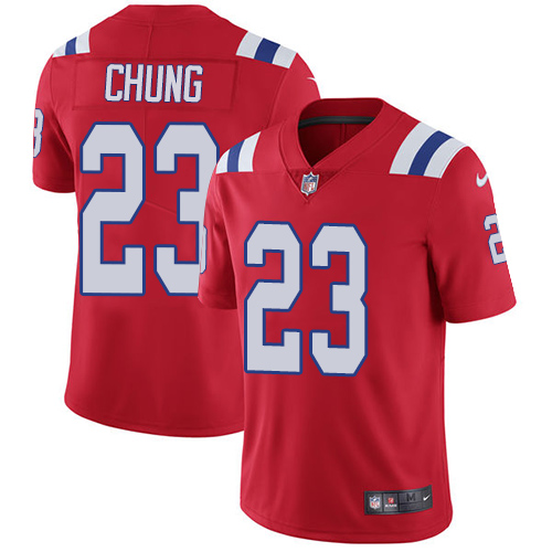 NFL New England Patriots #23 Chung Red Vapor Limited Jersey