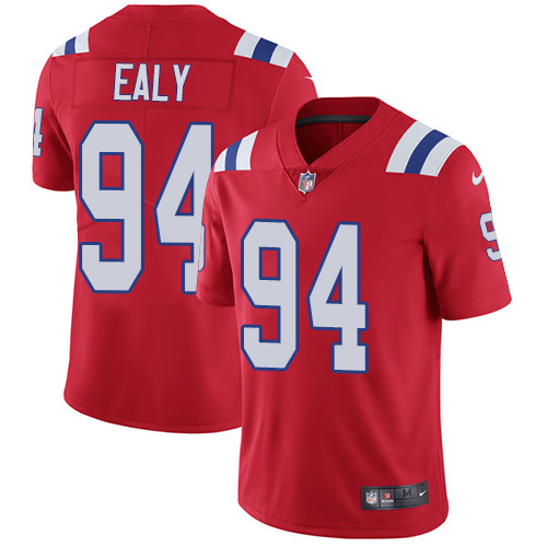 New England Patriots #94 Ealy Red Vapor Limited Jersey