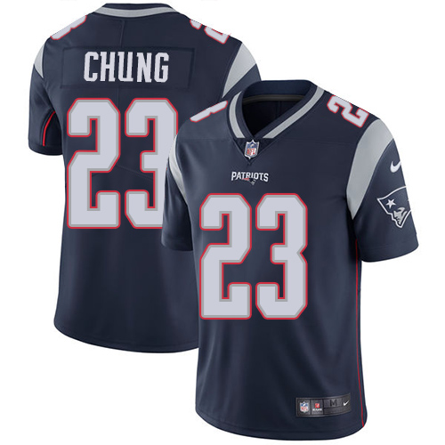 NFL New England Patriots #23 Chung Blue Vapor Limited Jersey