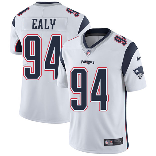 New England Patriots #94 Ealy White Vapor Limited Jersey