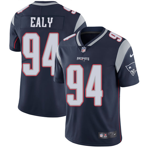 New England Patriots #94 Ealy Blue Vapor Limited Jersey