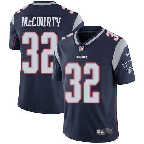 NFL New England Patriots #32 McCourty Blue Vapor Limited Jersey
