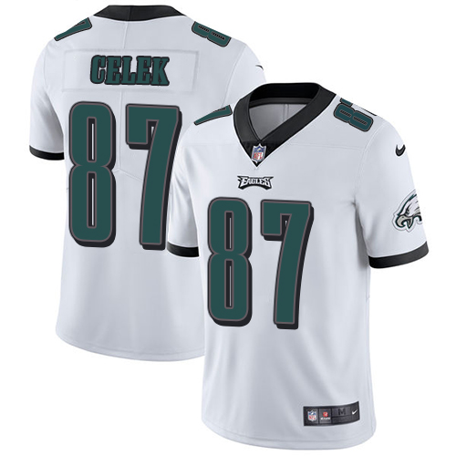 NFL Philadephia Eagles #87 Celex White Vapor Limited Jersey