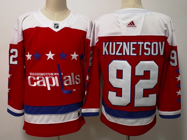 Adidas NHL Washington Captitals #92 Kuznetson Red Jersey
