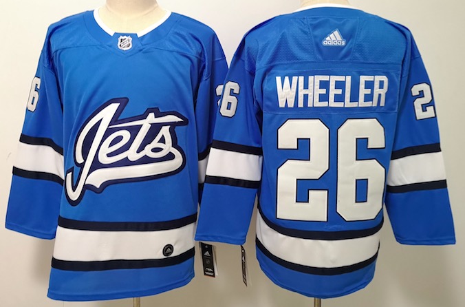 Adidas NHL Winnipeg Jets #26 Wheeler Blue Jersey