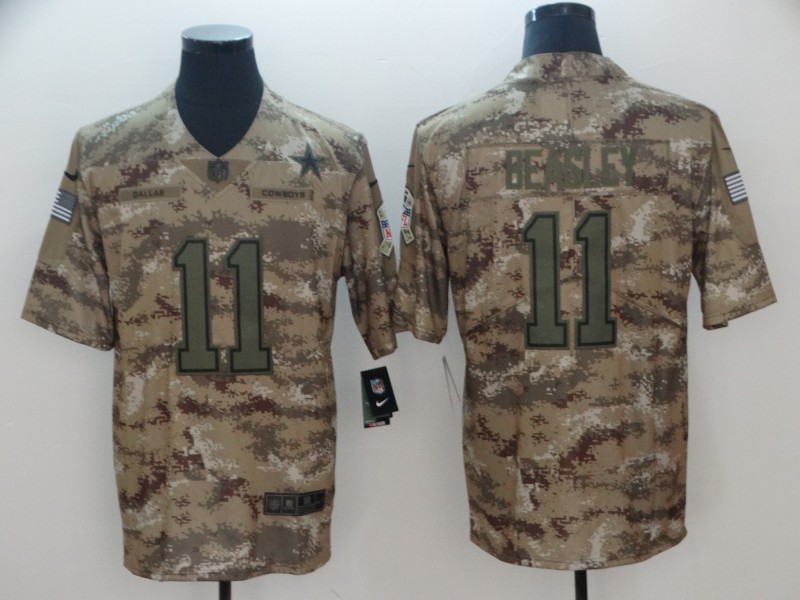 NFL Dallas Cowboys #11 Beasley Salute to Service Jersey