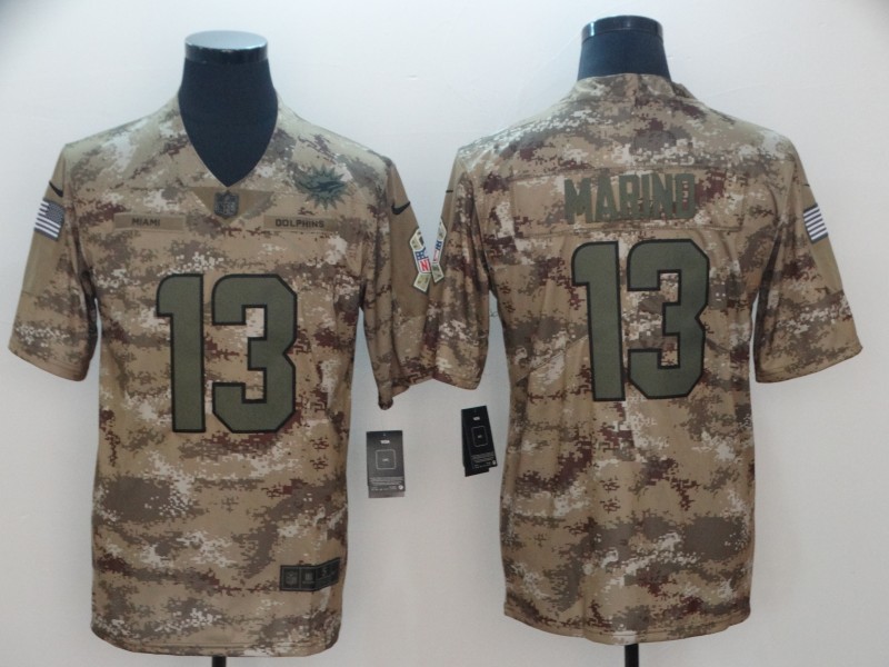 NFL Miami Dolphins #13 Marino Salute to Service Jersey