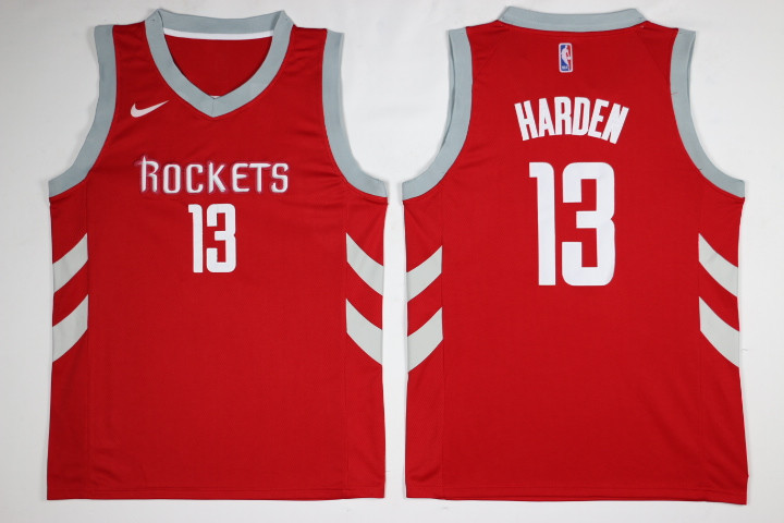 NBA Houston Rockets #13 Harden Red Game  Jersey