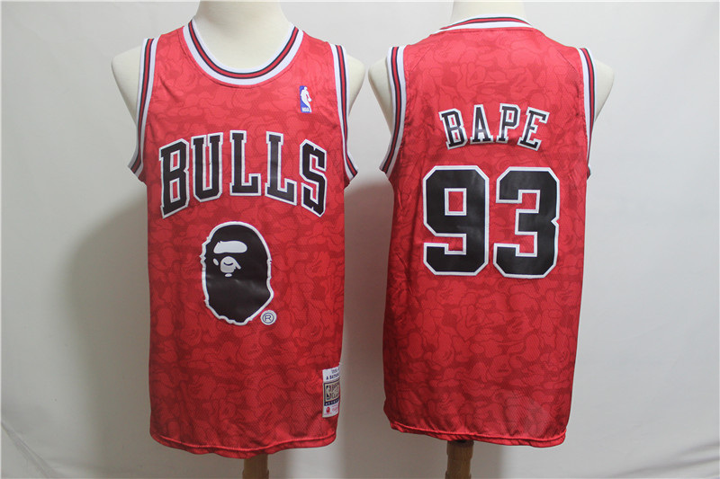 NBA Chicago Bulls #93 Bape Game Jersey