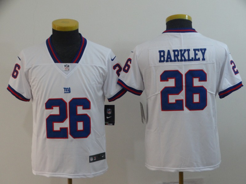 Kids NFL New York Giants #26 Barkley Vapor I Limited Jersey