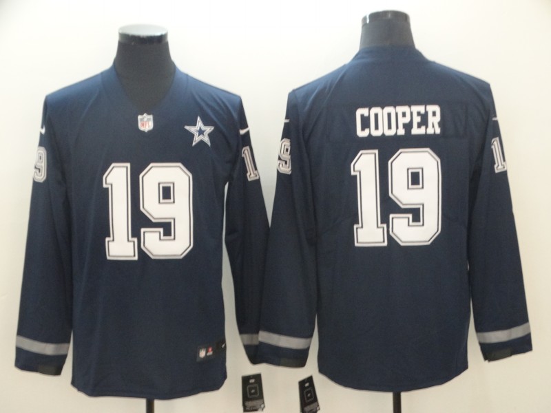 Dallas Cowboys #19 Cooper New Long-Sleeve Stitched Jersey